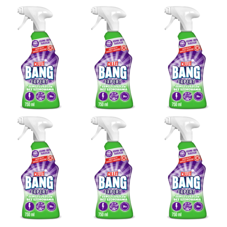 Cillit Bang Spray do czyszczenia kuchni tłuszcz 750 ml X6